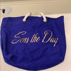 Seas the day beach bag